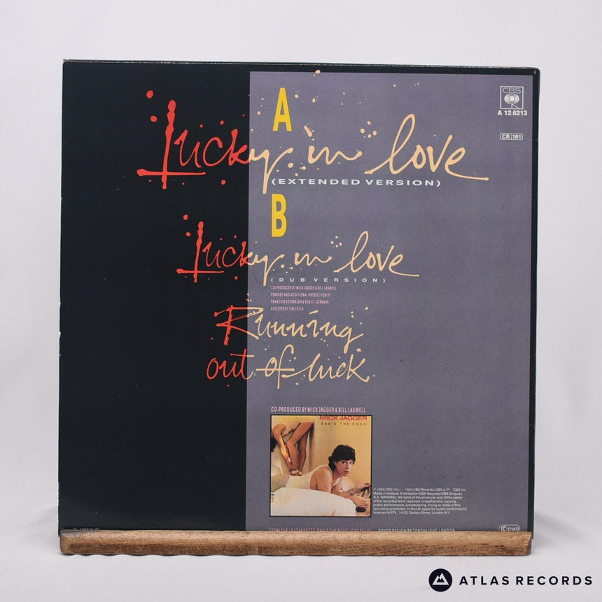 Mick Jagger - Lucky In Love (Extended Version) - 12" Vinyl Record - EX/VG+