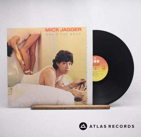 Mick Jagger She's The Boss LP Vinyl Record - Front Cover & Record