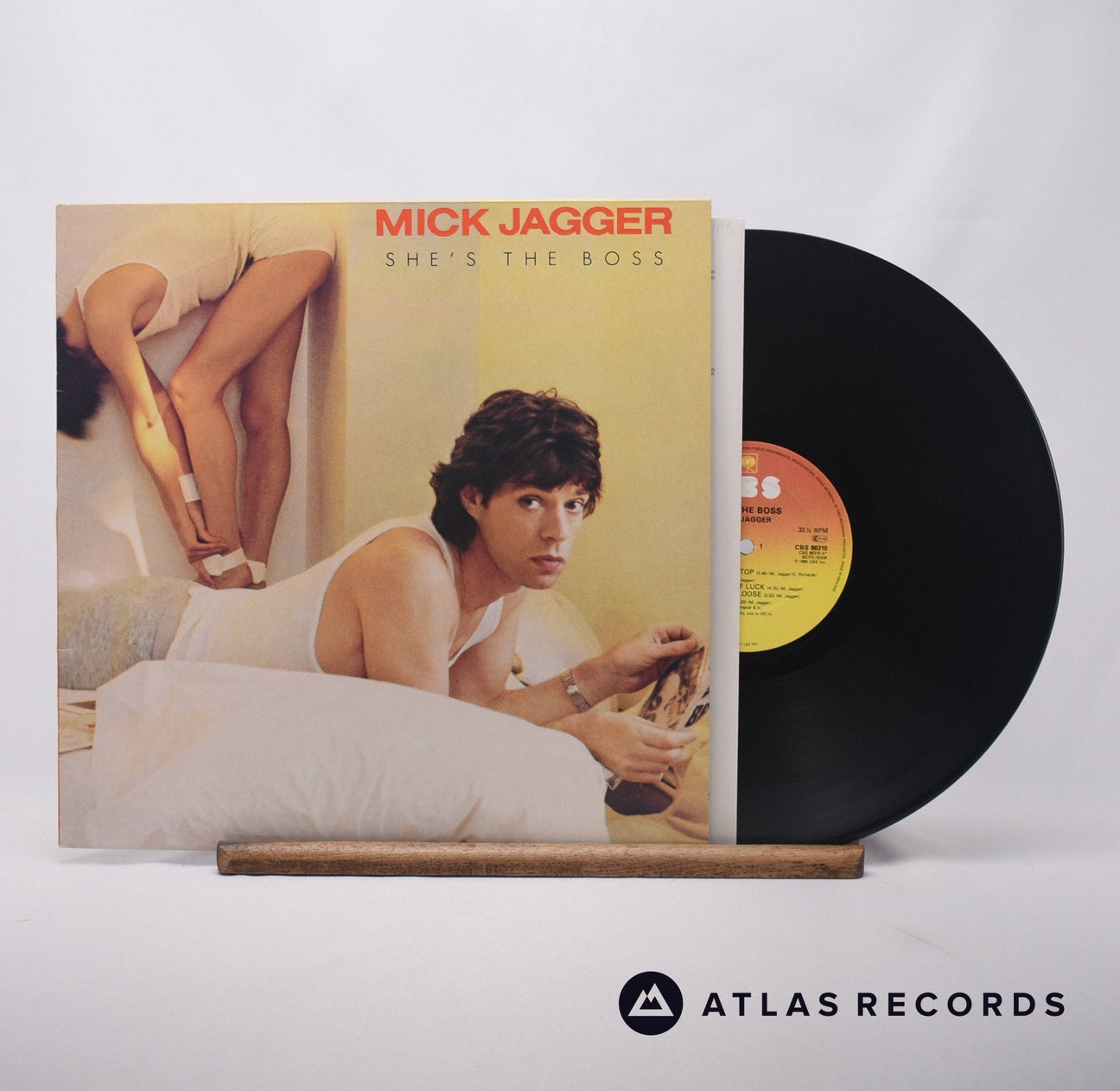 Mick Jagger She's The Boss LP Vinyl Record - Front Cover & Record