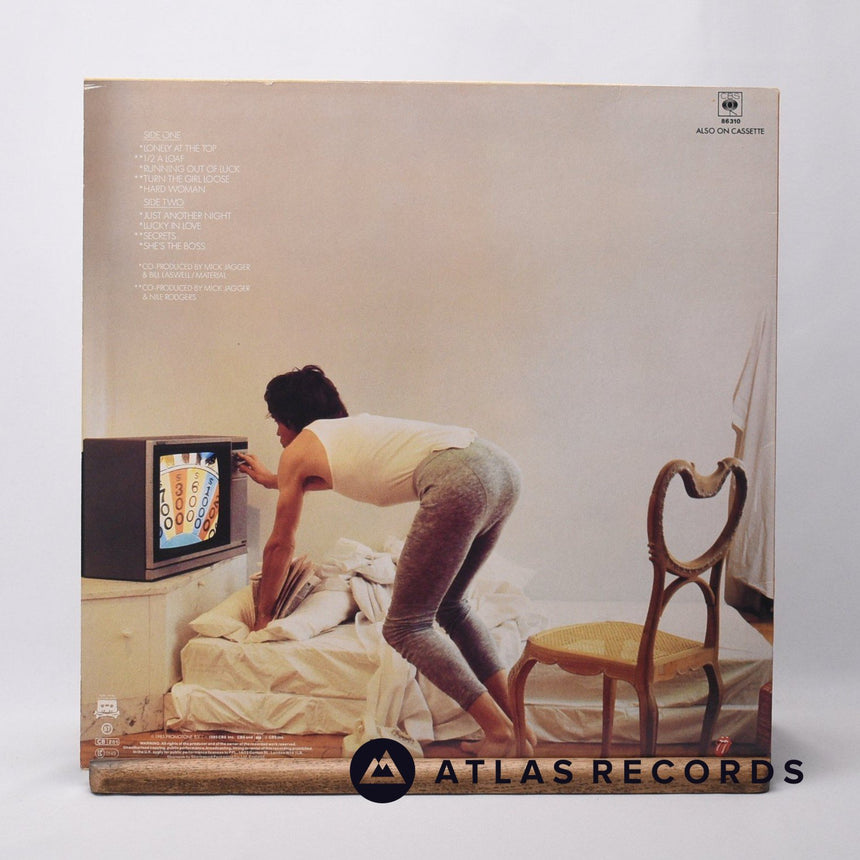 Mick Jagger - She's The Boss - Masterdisk LP Vinyl Record - EX/EX