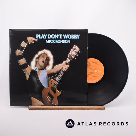 Mick Ronson Play Don't Worry LP Vinyl Record - Front Cover & Record