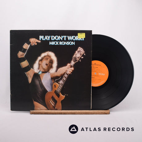 Mick Ronson Play Don't Worry LP Vinyl Record - Front Cover & Record