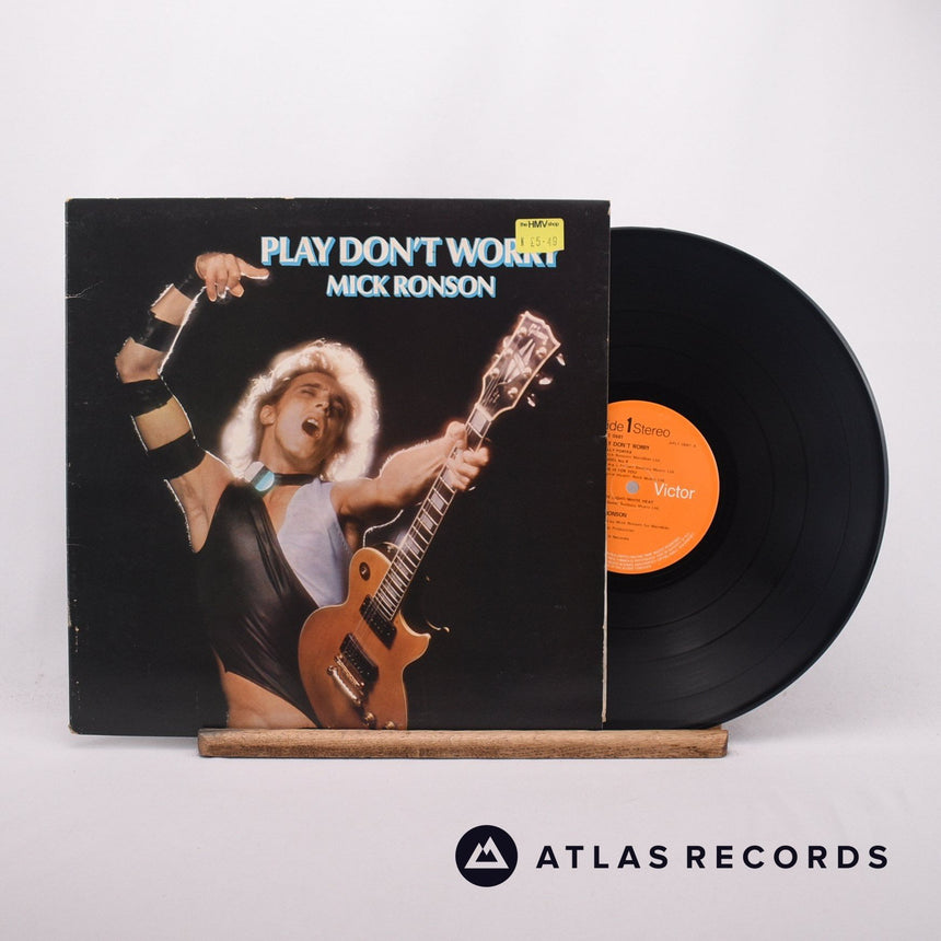 Mick Ronson Play Don't Worry LP Vinyl Record - Front Cover & Record