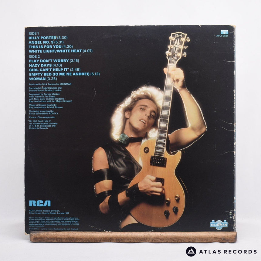 Mick Ronson - Play Don't Worry - Gatefold LP Vinyl Record - VG+/VG+