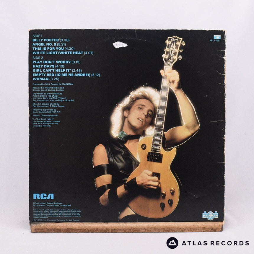 Mick Ronson - Play Don't Worry - Gatefold LP Vinyl Record - VG+/VG+