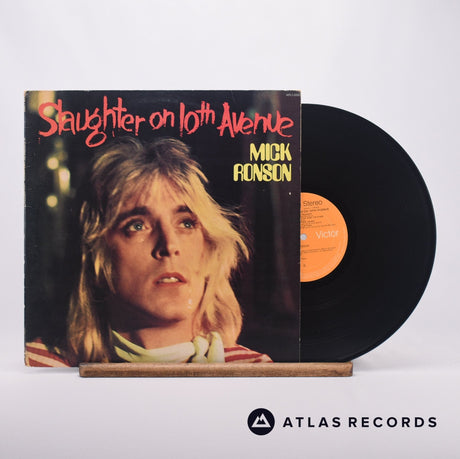 Mick Ronson Slaughter On 10th Avenue LP Vinyl Record - Front Cover & Record