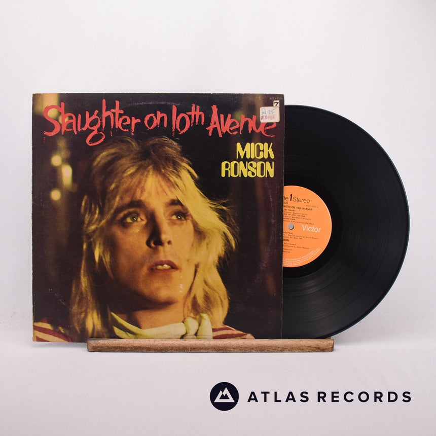 Mick Ronson Slaughter On 10th Avenue LP Vinyl Record - Front Cover & Record