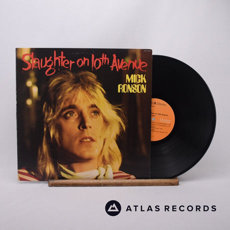Mick Ronson Slaughter On 10th Avenue LP Vinyl Record - Front Cover & Record