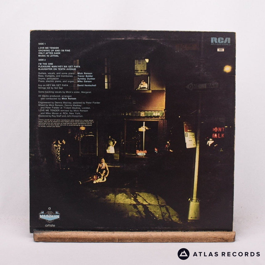 Mick Ronson - Slaughter On 10th Avenue - LP Vinyl Record - VG+/VG+