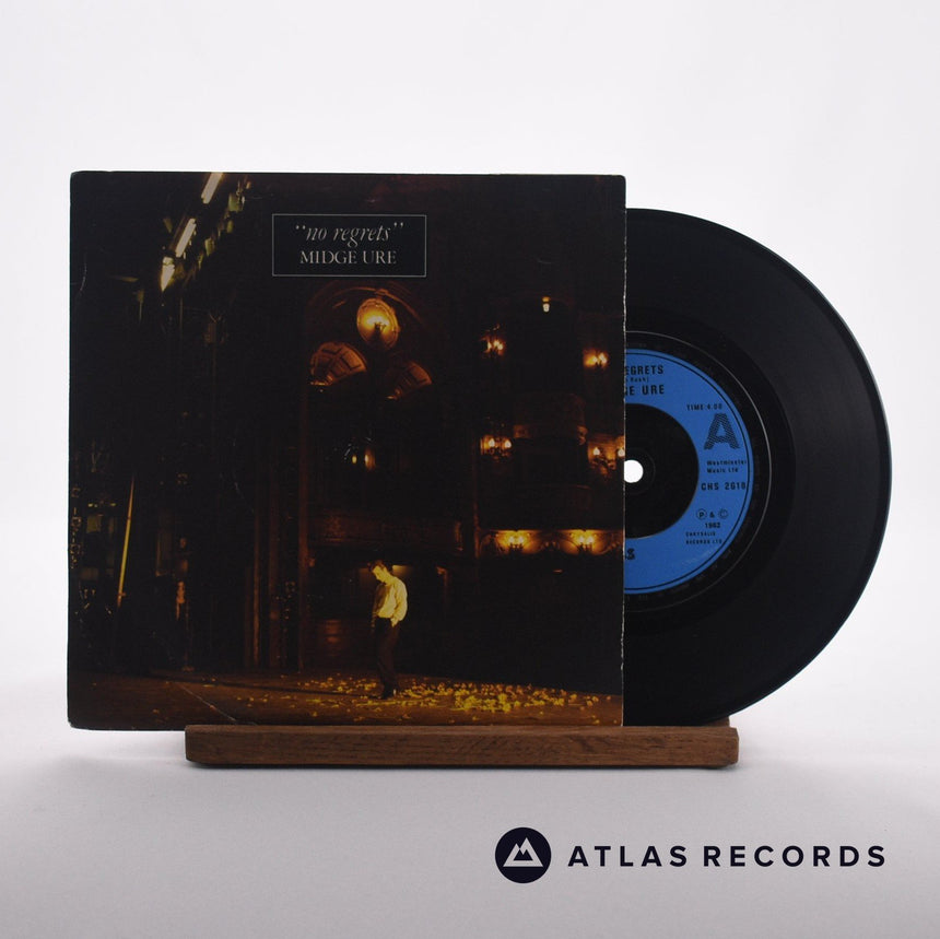 Midge Ure No Regrets 7" Vinyl Record - Front Cover & Record