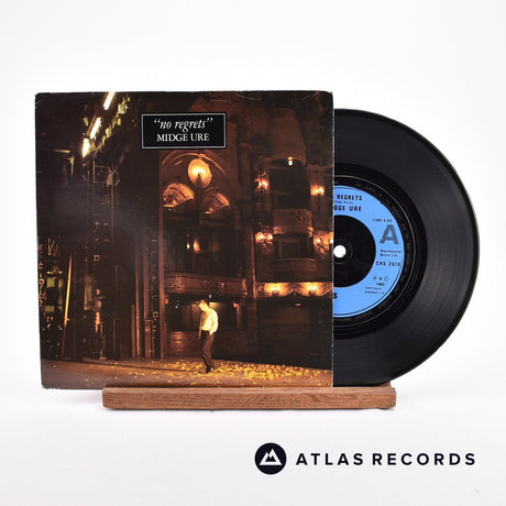 Midge Ure No Regrets 7" Vinyl Record - Front Cover & Record