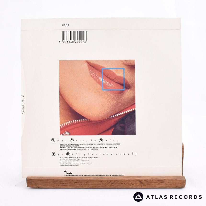 Midge Ure - That Certain Smile - 7" Vinyl Record - EX/EX