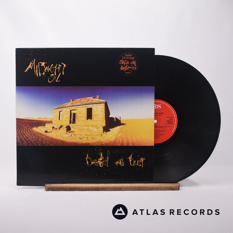 Midnight Oil Diesel And Dust LP Vinyl Record - Front Cover & Record