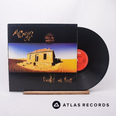 Midnight Oil Diesel And Dust LP Vinyl Record - Front Cover & Record
