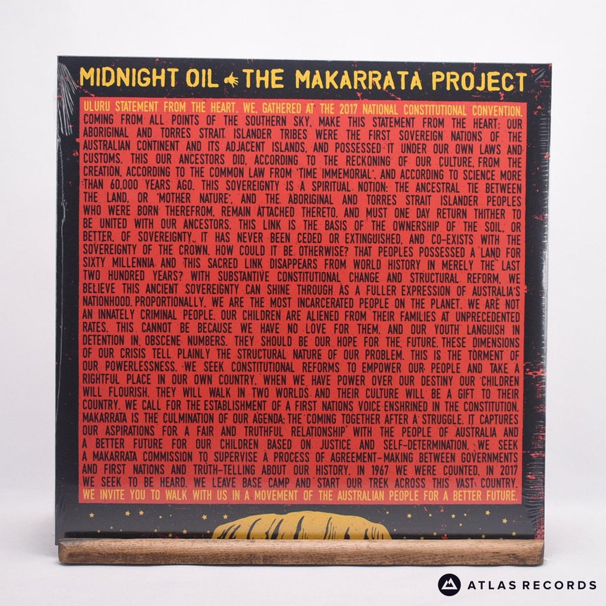 Midnight Oil The Makarrata Project LP Vinyl Record - Front Cover & Record