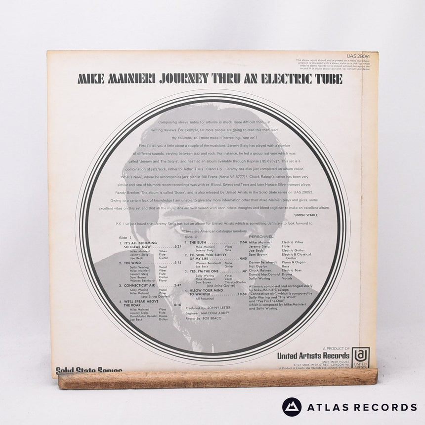 Mike Mainieri - Journey Thru An Electric Tube - LP Vinyl Record - EX/EX
