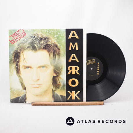 Mike Oldfield Amarok LP Vinyl Record - Front Cover & Record