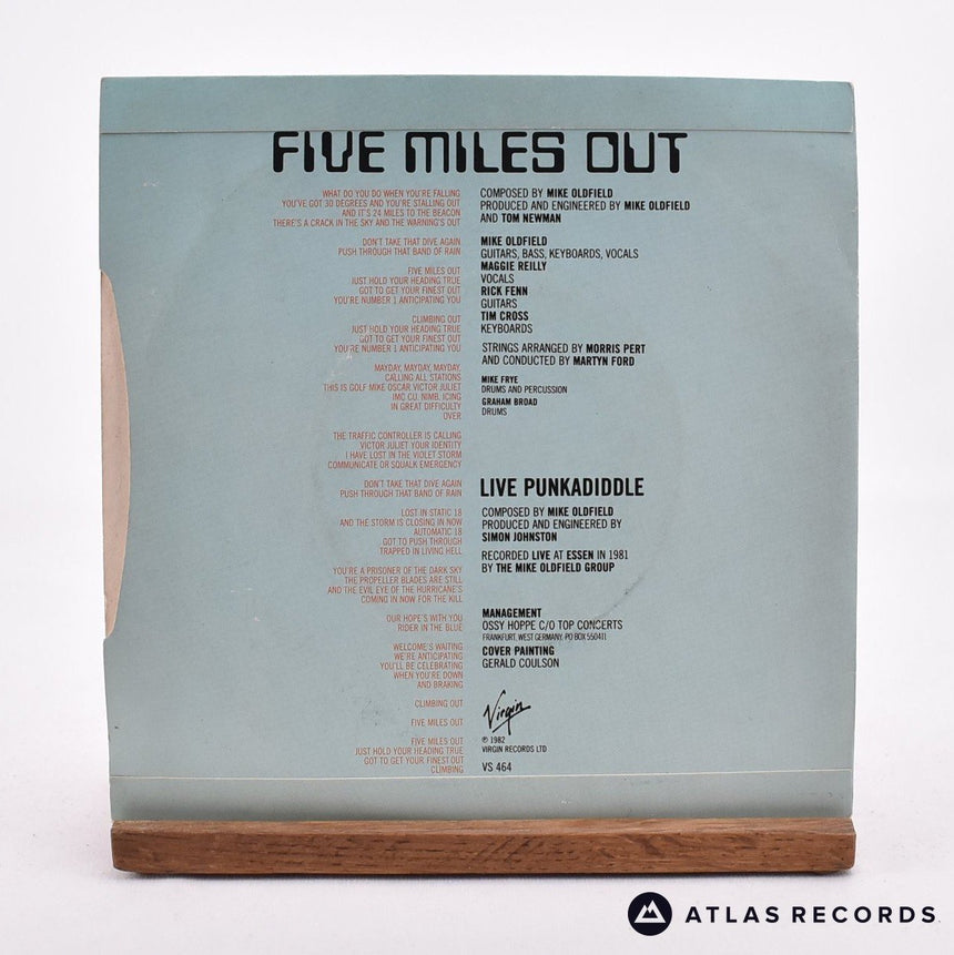 Mike Oldfield - Five Miles Out - Damont 7" Vinyl Record - VG+/EX