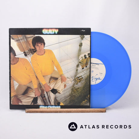 Mike Oldfield Guilty 12" Vinyl Record - Front Cover & Record