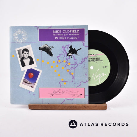 Mike Oldfield In High Places 7" Vinyl Record - Front Cover & Record