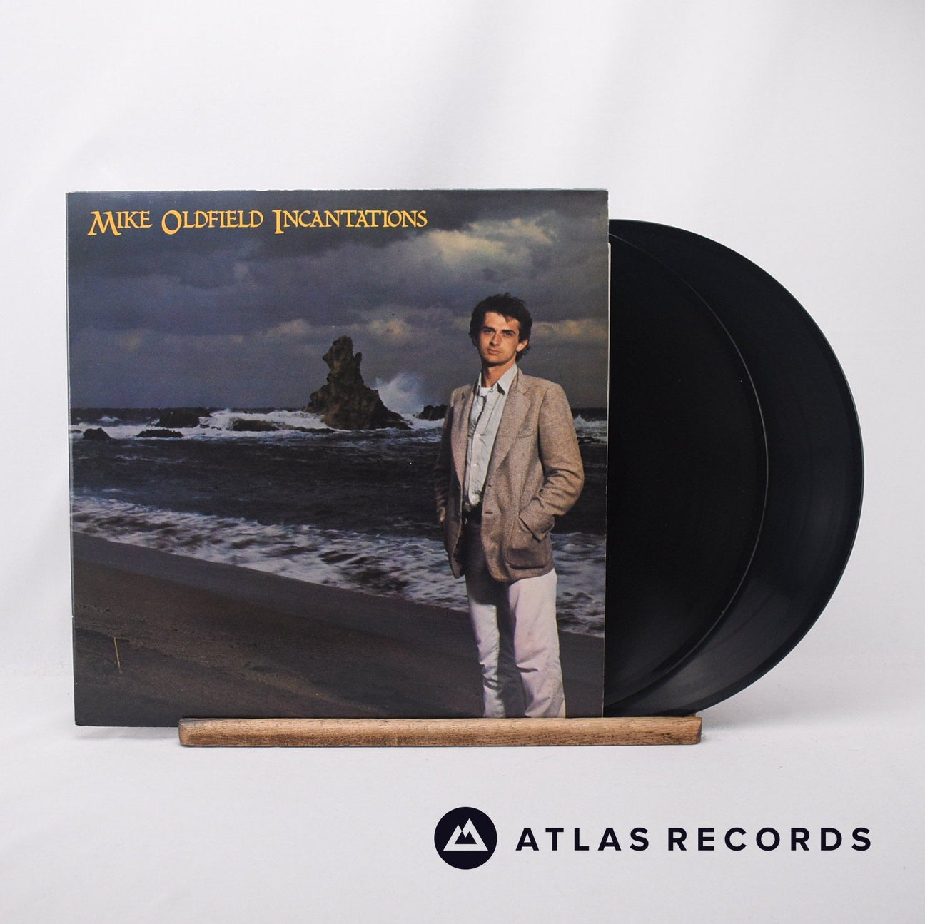 Mike Oldfield Incantations 2 x LP Vinyl Record - Front Cover & Record