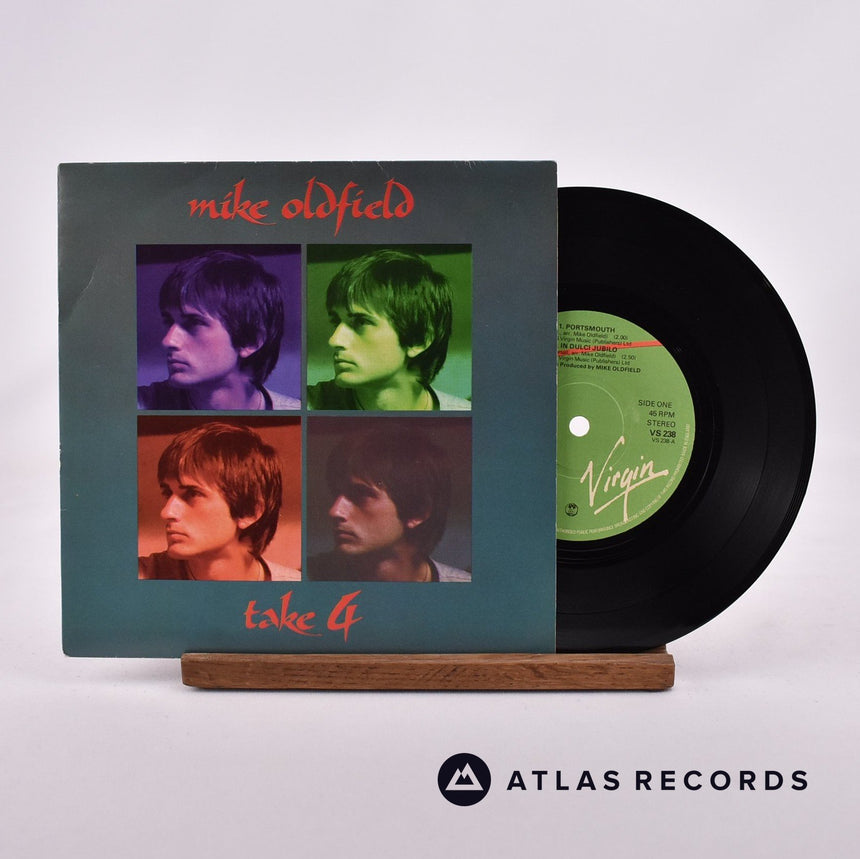 Mike Oldfield Take 4 7" Vinyl Record - Front Cover & Record