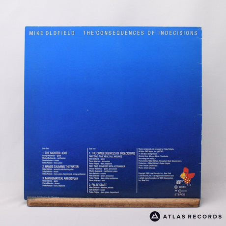Mike Oldfield - The Consequences Of Indecisions - LP Vinyl Record - VG+/VG+