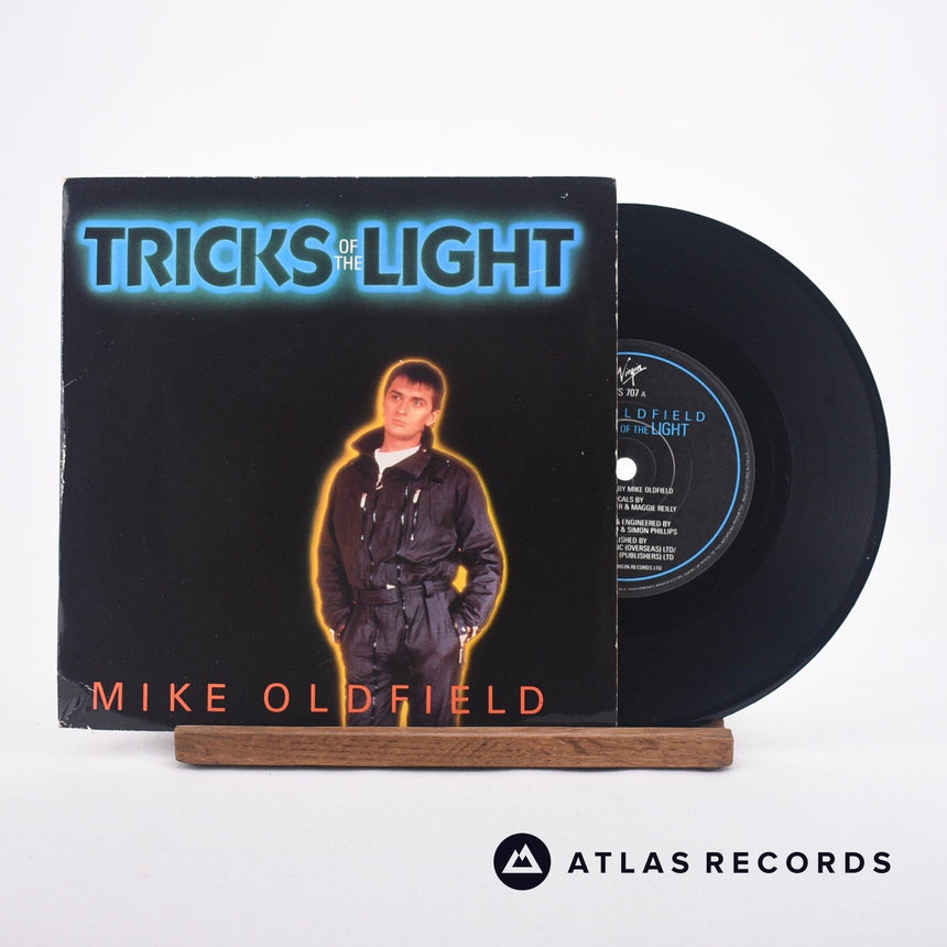 Mike Oldfield Tricks Of The Light 7" Vinyl Record - Front Cover & Record