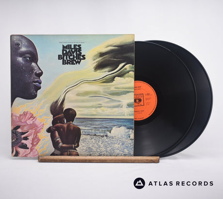 Miles Davis Bitches Brew Double LP Vinyl Record - Front Cover & Record