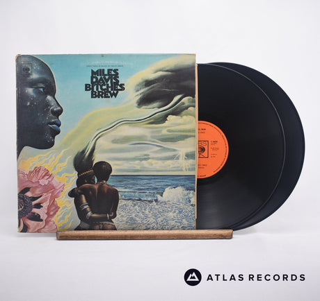 Miles Davis Bitches Brew Double LP Vinyl Record - Front Cover & Record