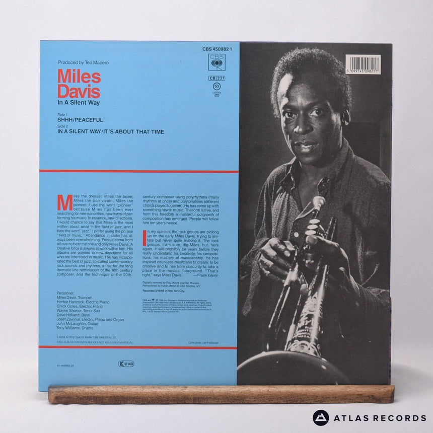 Miles Davis - In A Silent Way - Reissue LP Vinyl Record - EX/VG+