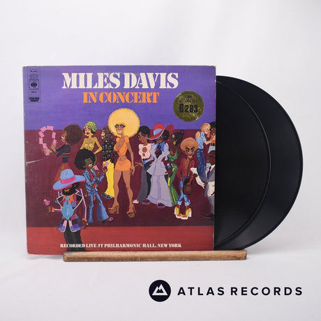 Miles Davis In Concert 2 x LP Vinyl Record - Front Cover & Record