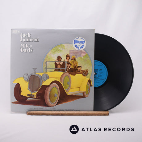 Miles Davis Jack Johnson LP Vinyl Record - Front Cover & Record