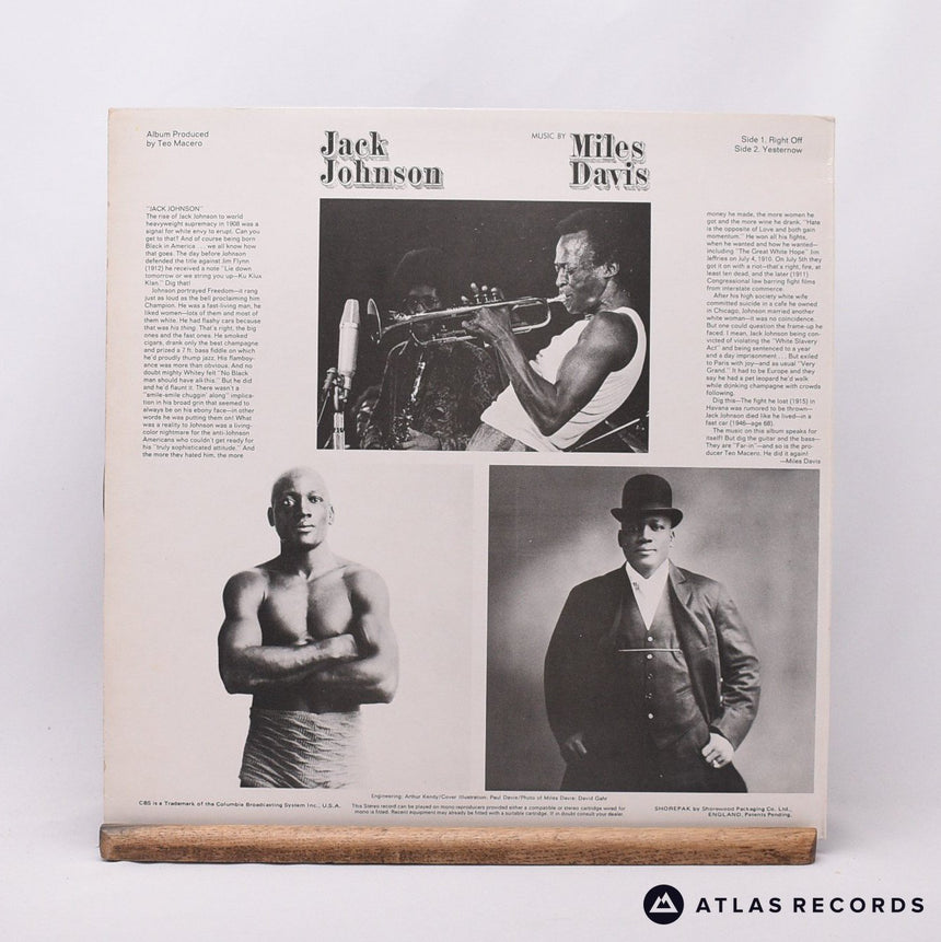 Miles Davis - Jack Johnson - A1 B1 LP Vinyl Record - EX/EX