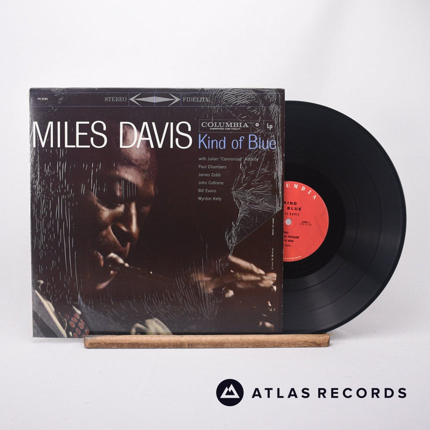 Miles Davis Kind Of Blue LP Vinyl Record - Front Cover & Record