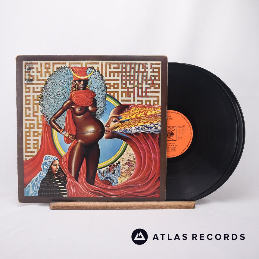 Miles Davis Live-Evil 2 x LP Vinyl Record - Front Cover & Record