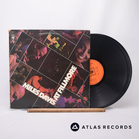 Miles Davis Miles Davis At Fillmore 2 x LP Vinyl Record - Front Cover & Record