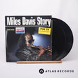 Miles Davis Miles Davis Story 2 x LP Vinyl Record - Front Cover & Record