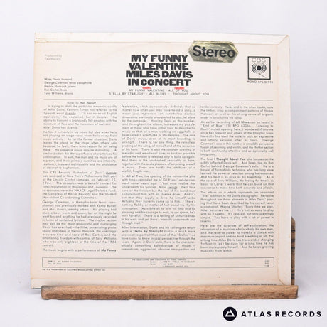 Miles Davis - My Funny Valentine - Miles Davis In Concert - LP Vinyl Record