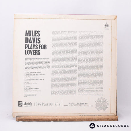 Miles Davis - Plays For Lovers - Mono 47 48 LP Vinyl Record - VG+/EX