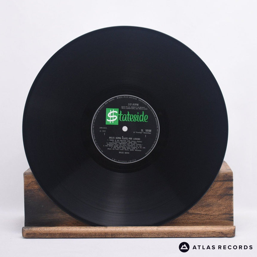 Miles Davis - Plays For Lovers - Mono -1 -1 LP Vinyl Record - VG/VG+