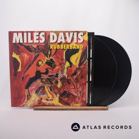 Miles Davis Rubberband 2 x LP Vinyl Record - Front Cover & Record
