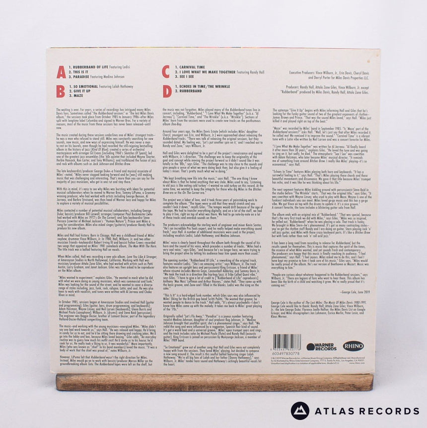 Miles Davis - Rubberband - 180G 2 x LP Vinyl Record - EX/EX