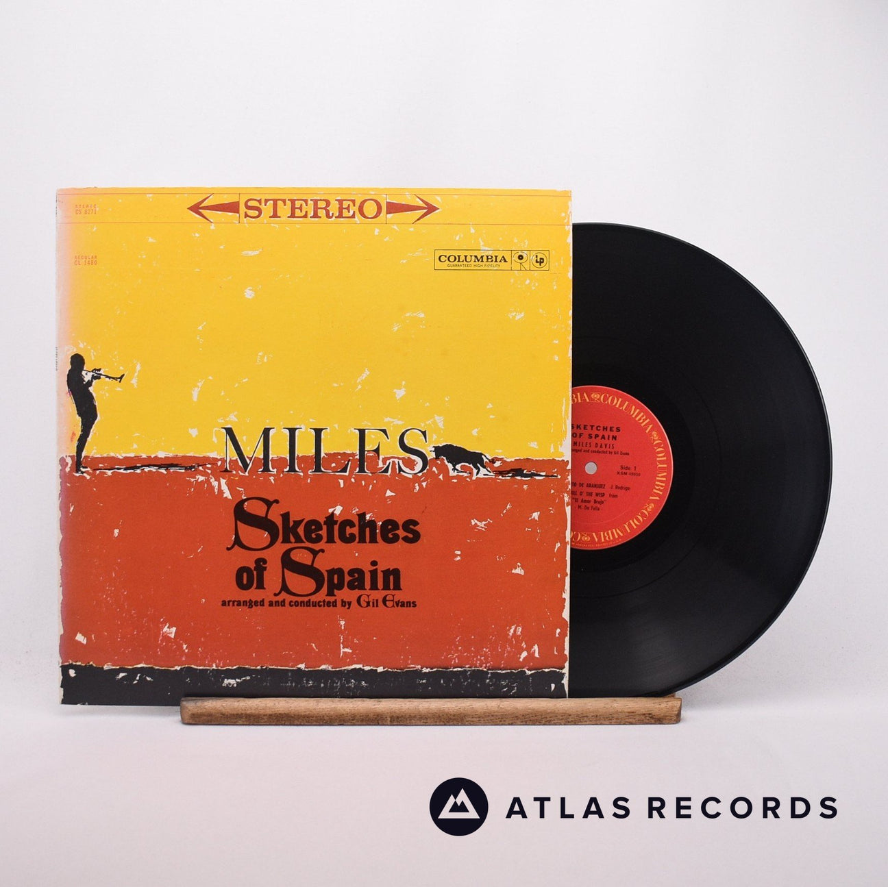 Miles Davis Sketches Of Spain LP Vinyl Record - Front Cover & Record