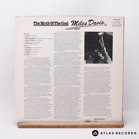 Miles Davis - The Birth Of The Cool - Mono Reissue LP Vinyl Record - EX/EX