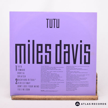 Miles Davis - Tutu - LP Vinyl Record - VG+/VG+