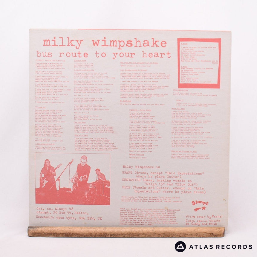 Milky Wimpshake - Bus Route To Your Heart - LP Vinyl Record - EX/EX