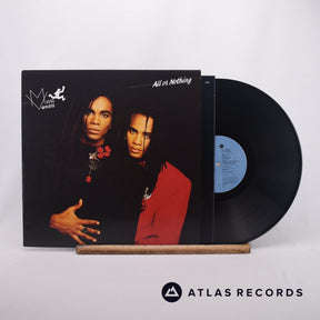 Milli Vanilli All Or Nothing LP Vinyl Record - Front Cover & Record