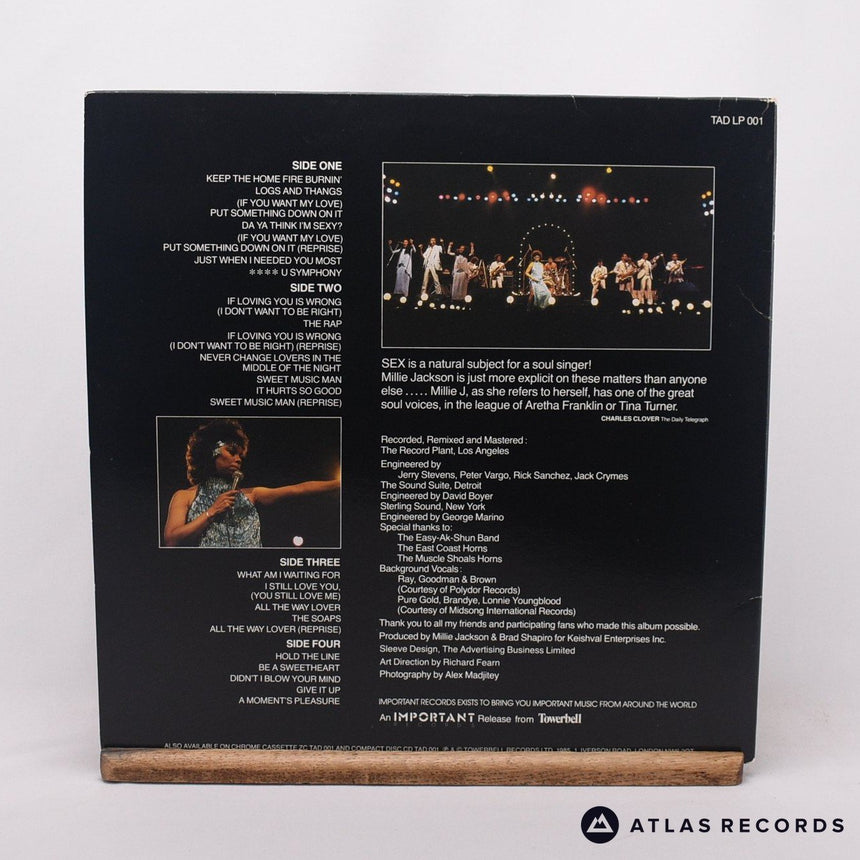 Millie Jackson - Live And Uncensored - 2 x LP Vinyl Record - EX/EX