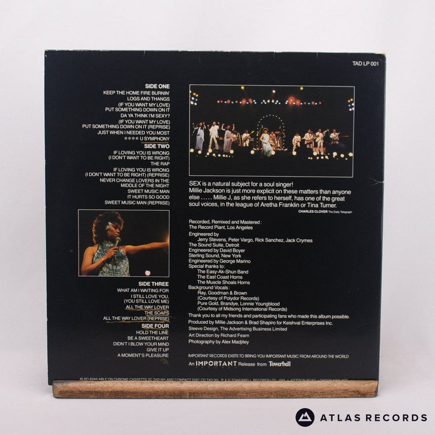 Millie Jackson - Live And Uncensored - 2 x LP Vinyl Record - VG+/VG+